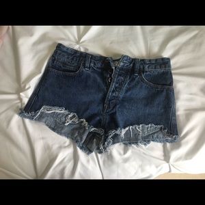 Free People High Waisted Cutoffs